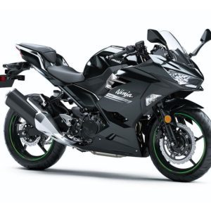 2022 Kawasaki Ninja® 400 ABS Metallic Carbon Gray/Metallic Flat Spark Black