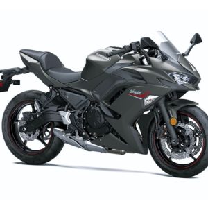 2022 Kawasaki Ninja® 650 ABS Metallic Matte Graphenesteel Gray